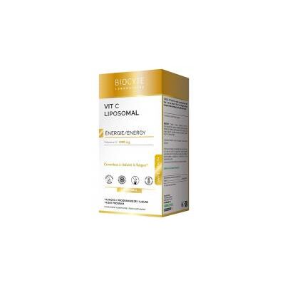 Biocyte Vitamine C Liposomal 1000mg - Boîte 14 sticks - Publicité Biocyte Vitamine C Liposomal 1000mg - Boîte 14 sticks - Publicité