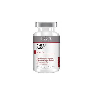 Biocyte Omega 3-6-9 - Bien-Être - 60 Capsules - Publicité Biocyte Omega 3-6-9 - Bien-Être - 60 Capsules - Publicité