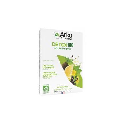 Arkopharma Détox Bio – 20 Ampoules - Soutient Foie & Digestion - Publicité Arkopharma Détox Bio – 20 Ampoules - Soutient Foie & Digestion - Publicité