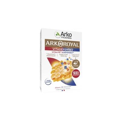 Arkopharma Arko Royal VitaDéfenses 20 Ampoules - Complément Alimentaire - Publicité Arkopharma Arko Royal VitaDéfenses 20 Ampoules - Complément Alimentaire - Publicité