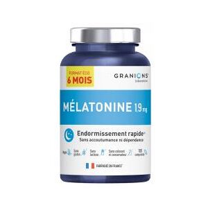 Granions Mélatonine 1,9 mg 180 Comprimés - Pot 180 comprimés