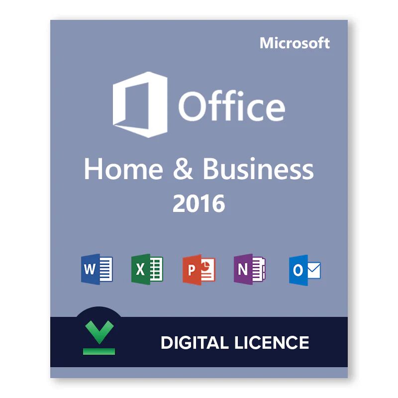 Microsoft Office 2016 Famille et Petite Entreprise - Licence numérique - Logiciel en téléchargement
