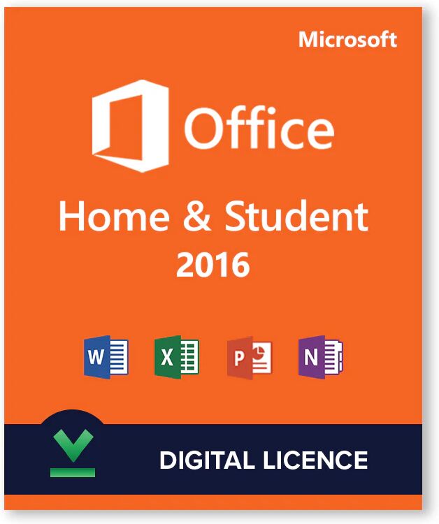 Microsoft Office 2016 Famille et Étudiant - Licence numérique - Logiciel en téléchargement