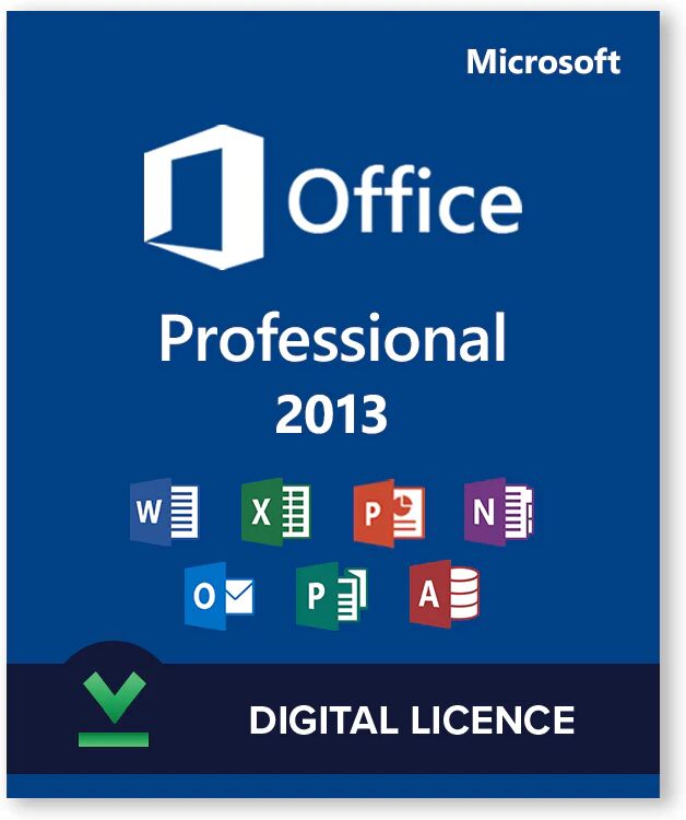 Microsoft Office 2013 Professionnel - Licence numérique - Logiciel en téléchargement