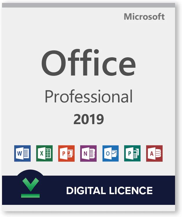 Microsoft Office 2019 Professionnel - Licence numérique - Logiciel en téléchargement