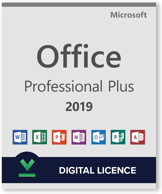 Microsoft Office 2019 Professionnel Plus - Licence numérique - Logiciel en téléchargement