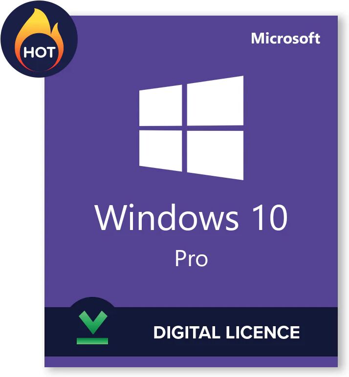 Microsoft Windows 10 Professionnel - Licence numérique - Logiciel en téléchargement