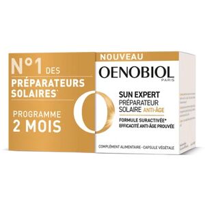 Vemedia Oenobiol Sun Expert Preparateur Solaire Anti Age 2x30caps