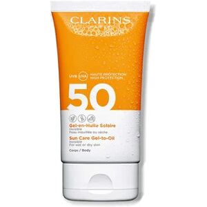 Gel Solaire Clarins En Huile Corps Spf50 150 ml