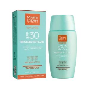 Martiderm Sun Care Bronze D Fluid Tan Boost SPF30 50ml