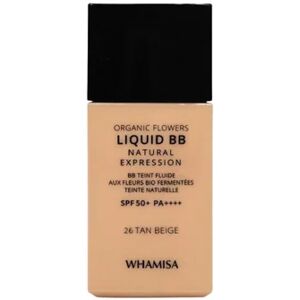 Whamisa Organic Flowers Liquid BB Cream Spf50 Tan 30ml