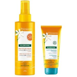 Klorane Spray Solaire Sublime SPF50 200ml + Shampoing Douche 75ml