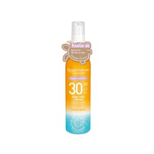 Respectueuse Huile Solaire Spf30 Visage Corps & Cheveux 100ml