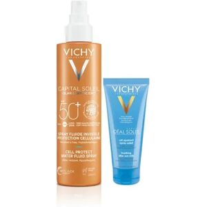 Vichy Pack Capital Soleil Spray Fluide Invisible SPF50+ + Lait Apaisant