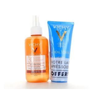 Vichy Idéal Soleil Eau de Protection Solaire Hâle Sublimé SPF30 + Lait Apaisant Après-Soleil