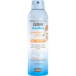 Isdin Pédiatrie SPF 50+ Spray Peau Humide - Crème solaire - Publicité Isdin Pédiatrie SPF 50+ Spray Peau Humide - Crème solaire - Publicité