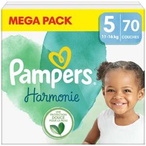 Pampers Couches Harmonie T5 11 16kg 70uts