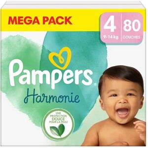 Pampers Couches Harmonie T4 9-14kg 80uts