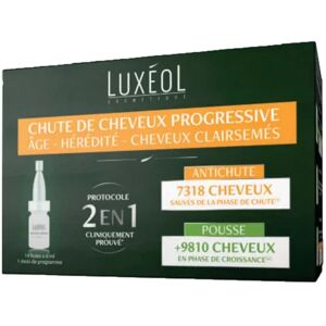 Luxeol Luxeol Protocole 2 en 1 Chute De Cheveux Progressive 14x6ml