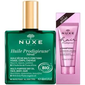 Nuxe Huile Prodigieuse Neroli 100ml + Hair Prodigieux Le Shampoing Brillance Miroir 30ml