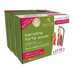 Biocyte Keratine Forte Serum Ampoules 3x45ml