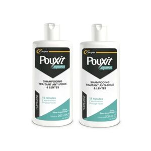 Pouxit Shampoing Traitant Poux & Lentes 2x200 ml