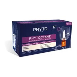 Phyto Phytocyane Traitement Antichute Femme Progressive 12 Ampoules