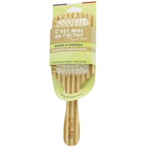 DietWorld Brosse à Cheveux en Bois de Bambou 1ut