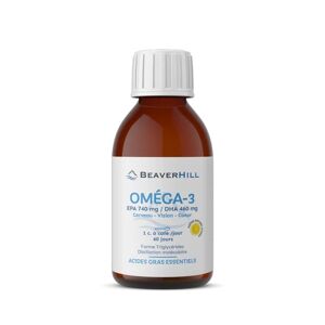 Beaverhill Omega-3 Huile De Poisson 200ml