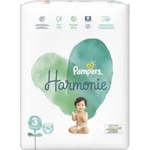 Pampers Harmonie Taille 3 6-10kg 74 Couches