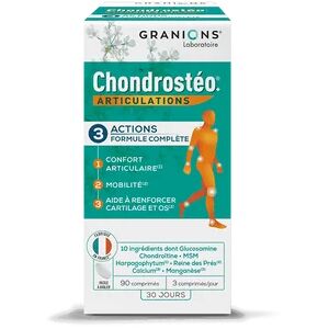 Granions Chondrosteo+ Articulations avec Glucosamine 90comp