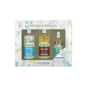 Coffret d'huiles de beaute biologiques Natessance