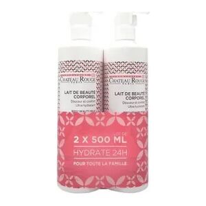 Chateau Rouge Chateau Rouge Lait De Beaute Corporelle 2x500ml