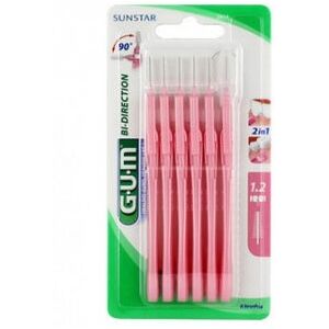 Gum Proxabrush bidirection Brossettes interdentaires 1,2mm
