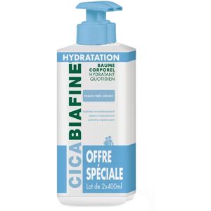 Biafine Cicabiafine Baume Corporel Hydratant 2x400ml