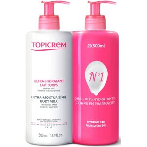 Topicrem Ultra-Hydratant Lait Corps 2x500ml