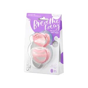 Curaprox Baby Breath Easy Sucette Taille 0 Rosatre Duo 2uts