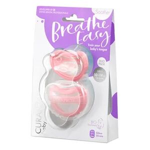 Curaprox Baby Breath Easy Sucette Taille 1 Rosâtre Duo 2uts