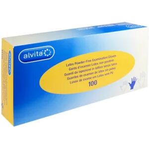 Alvita Gant Examen Latex Sans Poudre Taille S 100uts