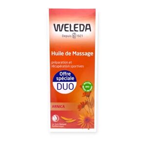 Weleda Pack Huile de Massage Arnica 2x100ml