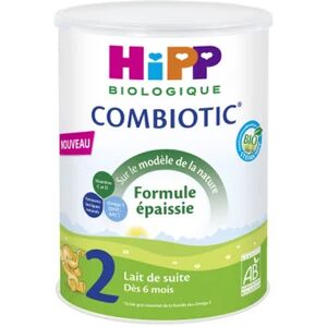 Hipp Combiotic Formule Épaissie 2 Lait De Suite Bio 800g