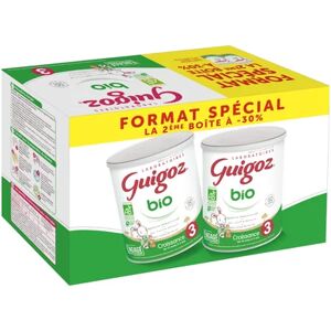 Guigoz Lait de Croissance 3 Bio 2x800g