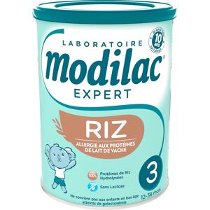 Modilac Expert Riz 3e Croissance - Formule hypoallergénique au riz pour 12-36 mois - 800g - Publicité Modilac Expert Riz 3e Croissance - Formule hypoallergénique au riz pour 12-36 mois - 800g - Publicité
