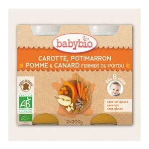Babybio Petits Pots Bio Légumes & Canard - Aliment pour bébé - Publicité Babybio Petits Pots Bio Légumes & Canard - Aliment pour bébé - Publicité
