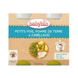 Babybio Nourriture Bio pour Bébé avec Légumes & Poisson - 8+ Mois - Publicité Babybio Nourriture Bio pour Bébé avec Légumes & Poisson - 8+ Mois - Publicité