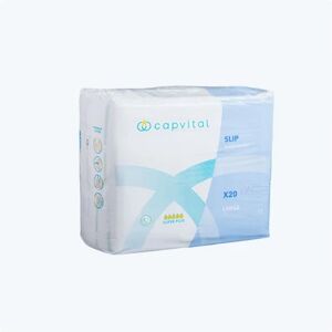 Capvital Slip Change Complet Super Plus Taille XL 20uts