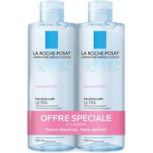 LA ROCHE POSAY La Roche-Posay Eau Micellaire Ultra Peaux Reactives 2x400ml