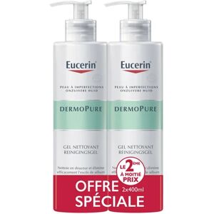 Eucerin Dermopure Gel Nettoyant 2x400ml