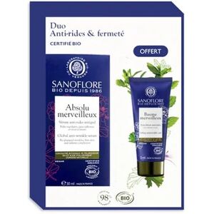 Sanoflore Coffret Merveilleux Serum Anti-rides + Baume Bio