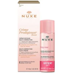 Nuxe Creme Prodigieuse Boost Creme Soyeuse 40ml Eau Micellaire 40ml